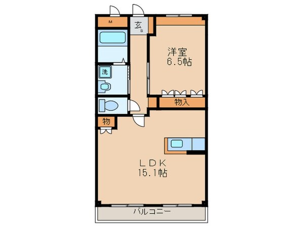 グランディールの物件間取画像